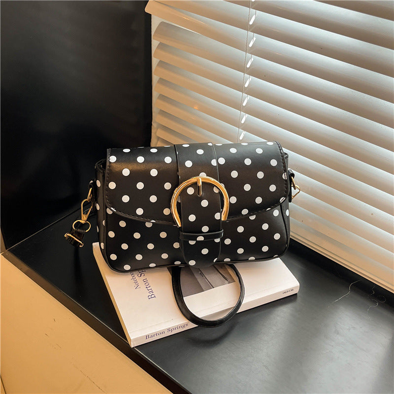 WoStylish Polka Dot Umhängetasche Brehn