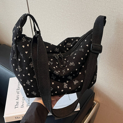 Lässige Blumenmuster Hobo Tasche