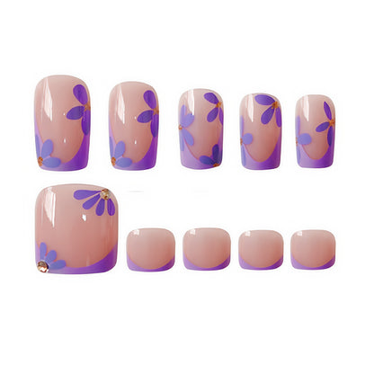 Künstlerisches Nagelkunst-Set mit glänzendem Finish Brehn