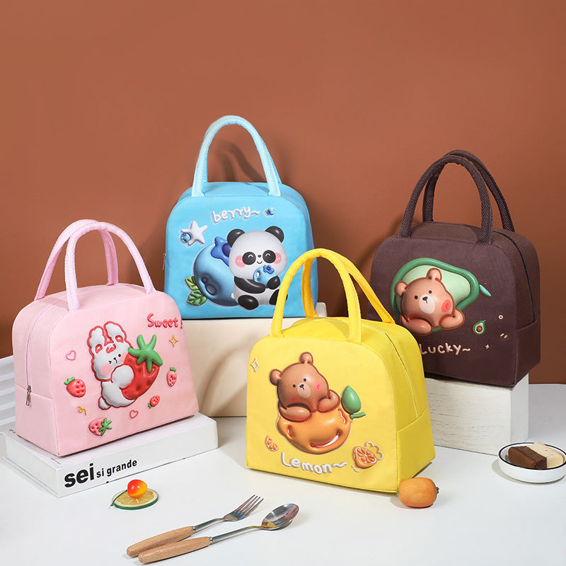 Isolierte Cartoon Lunch Tasche Brehn