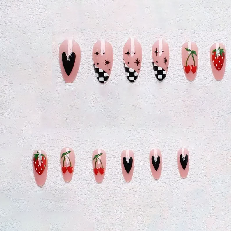 Themenbezogenes Frucht-Nagelkunst-Design Brehn