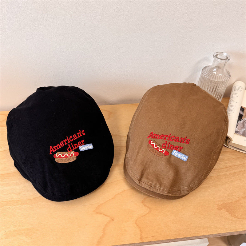 Herren Bestickte Faule Zeitungen Cap Brehn
