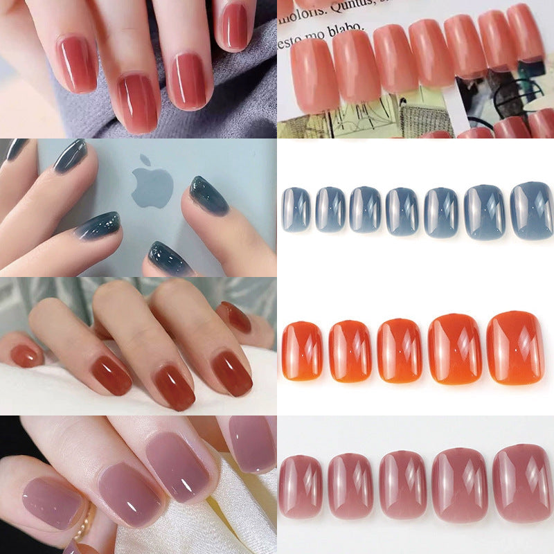 Glänzendes Fashion Press-On Nagelset Brehn