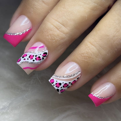 Stylisches Tierdruck Nagelkunstset Brehn