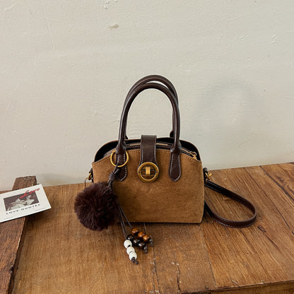 Handtasche aus Wildleder