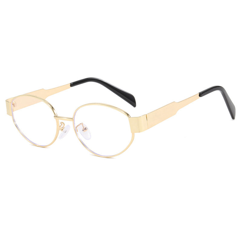 Modische Übergroße Sonnenbrille mit Metallrahmen Brehn