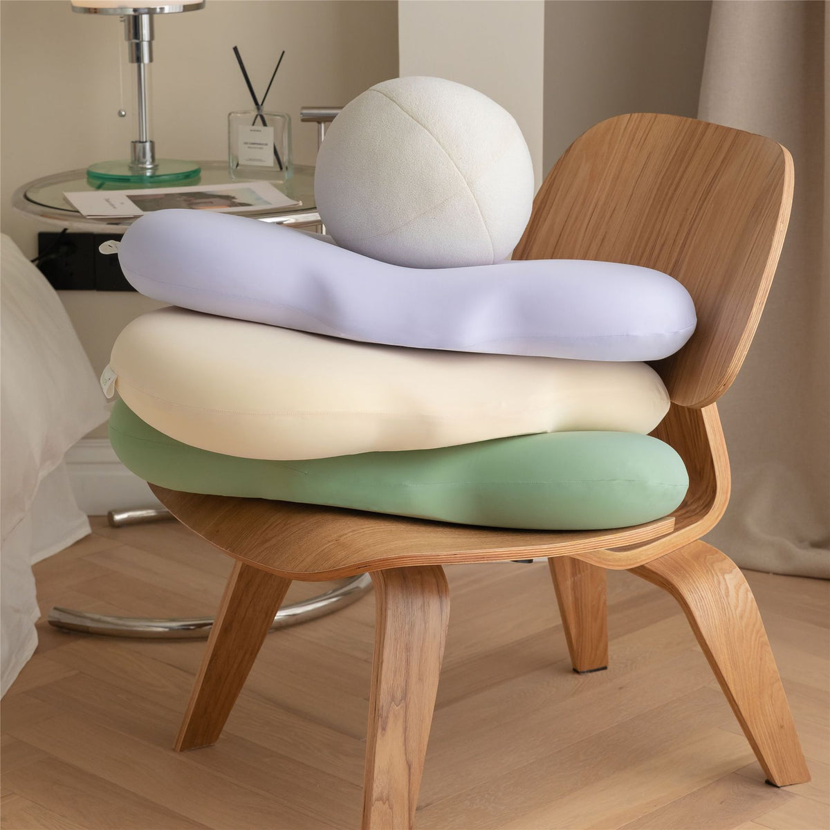 Ergonomisches Babykopfkissen gegen Plattkopf mit Memory-Schaum