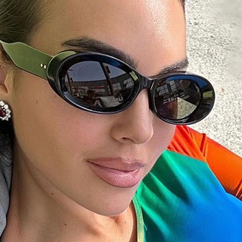 Damen modische Sonnenbrille im eleganten Retro-Stil Brehn