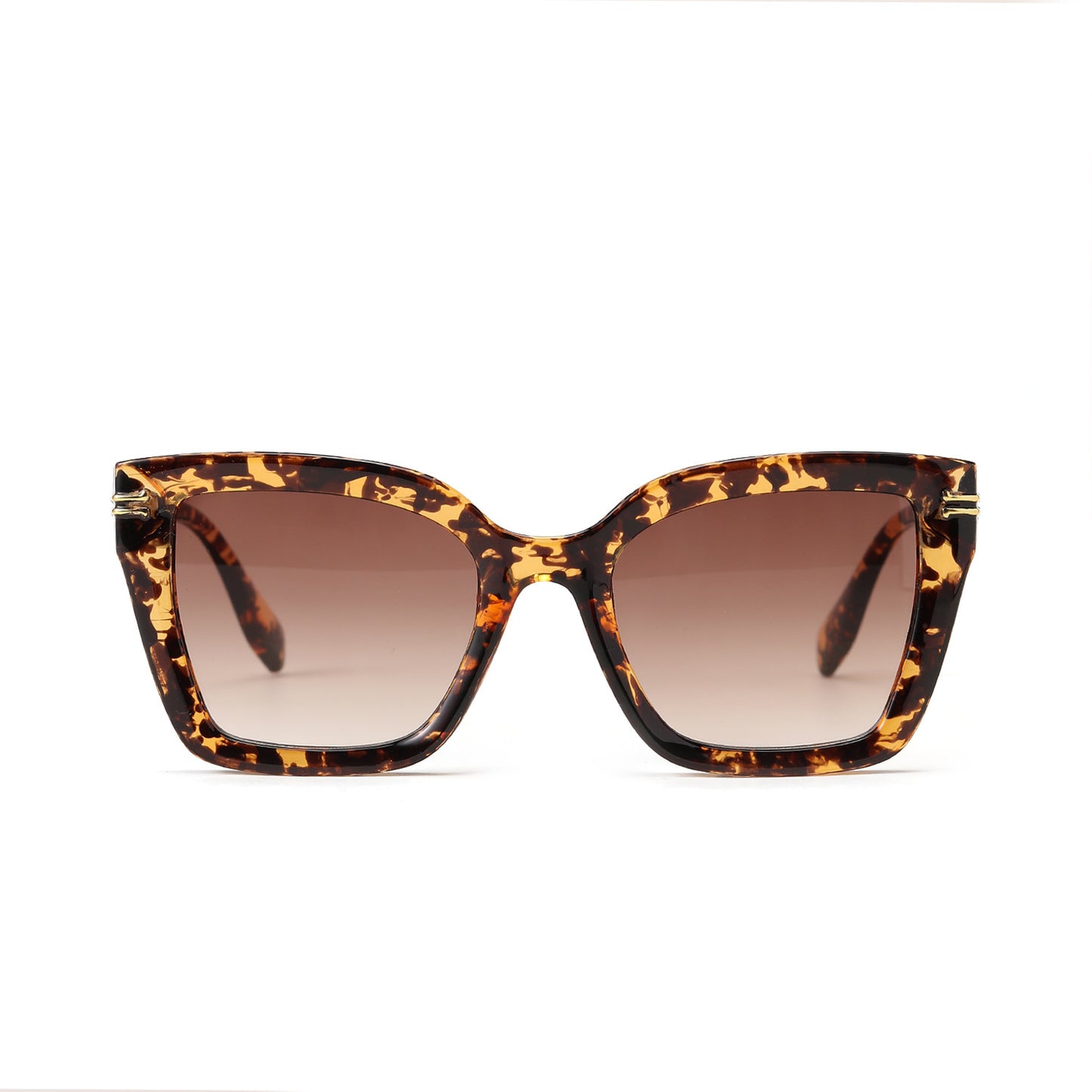 Damen trendige quadratische Sonnenbrille mit elegantem Gestell Brehn