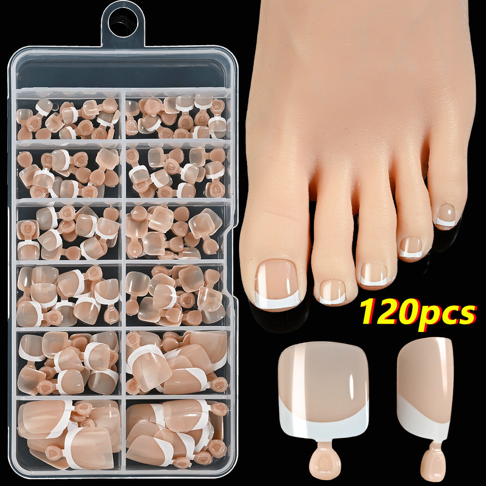 French Tip Gel Fußnagel Set Brehn