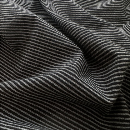 Pinstripen Brust Mikrofaser Bettbezug und Kissenbezug Set