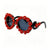 Damen Sonnenbrille mit floralem Design und einzigartigen Rahmenakzenten Brehn