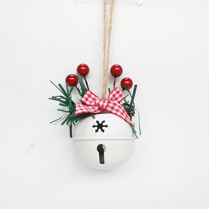 Weihnachtsglocke mit dekorativem Kranz