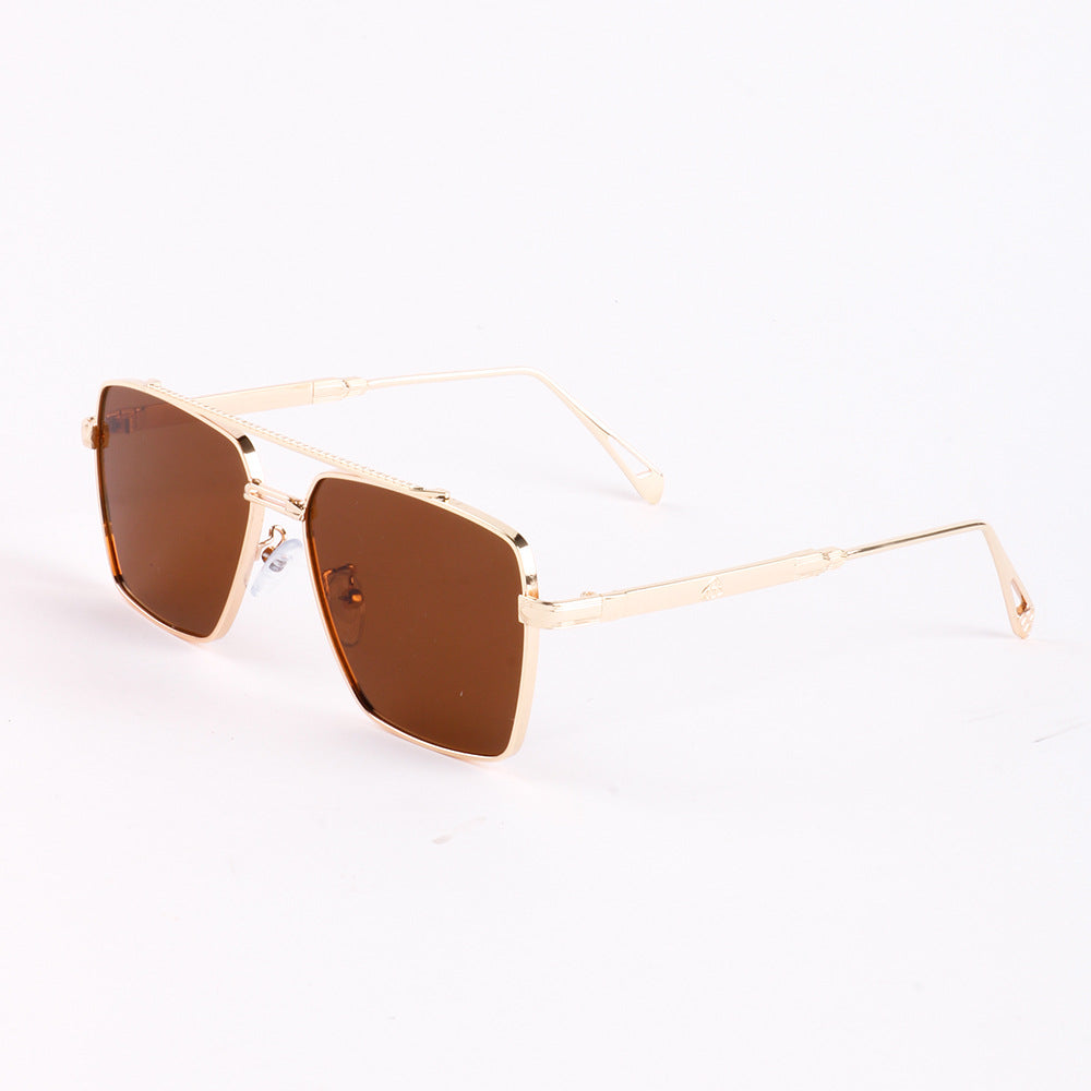 Damen oversized Sonnenbrille mit elegantem Metallrahmen Brehn