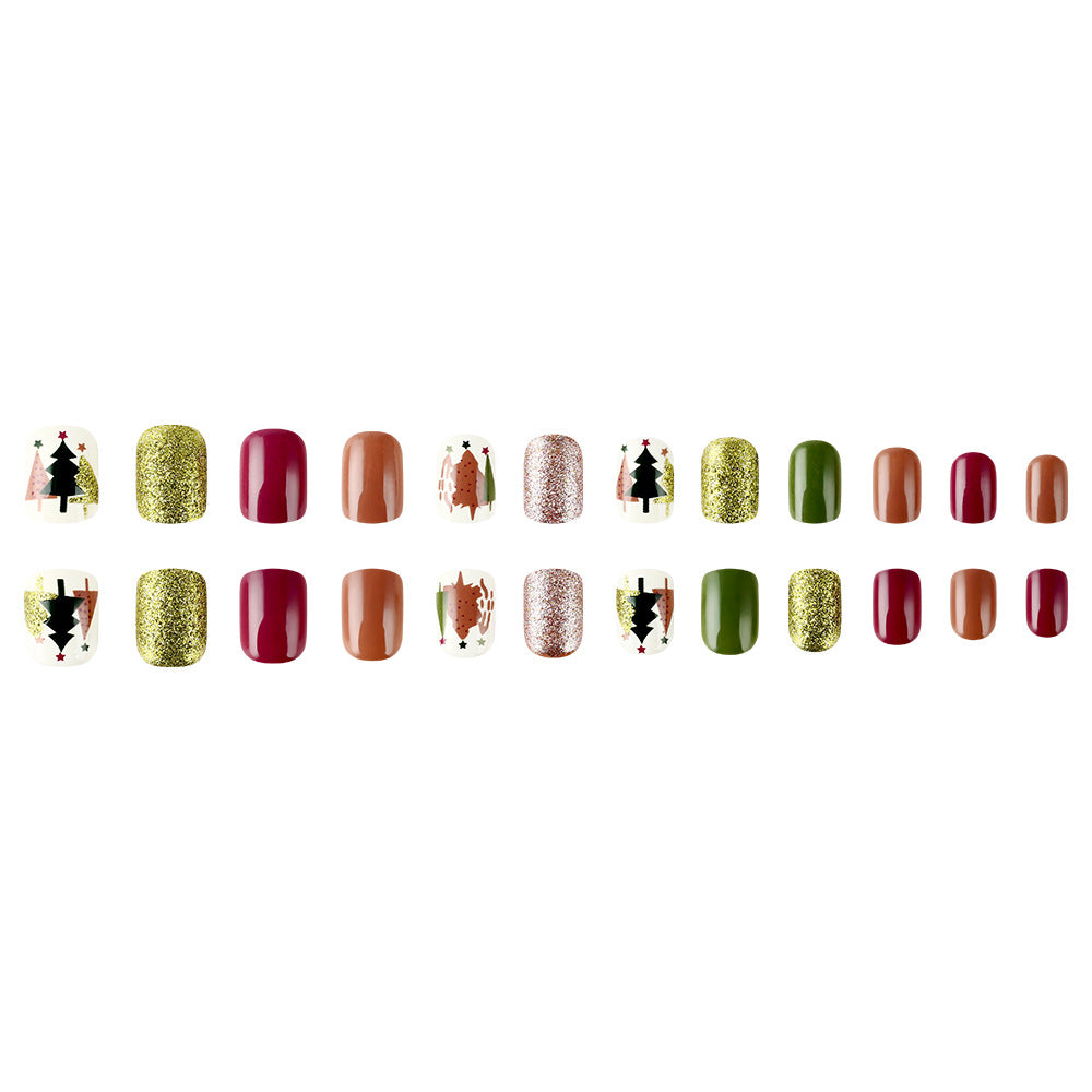 Saisonales Wald-Themen-Nagelkunst-Set Brehn