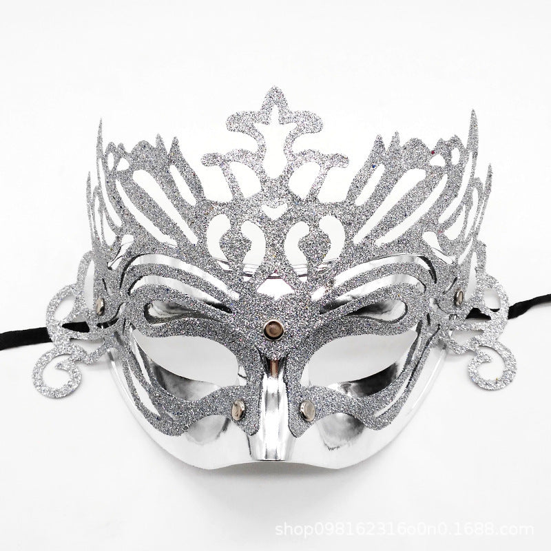 Elegante venezianische Maskerade Maske Brehn