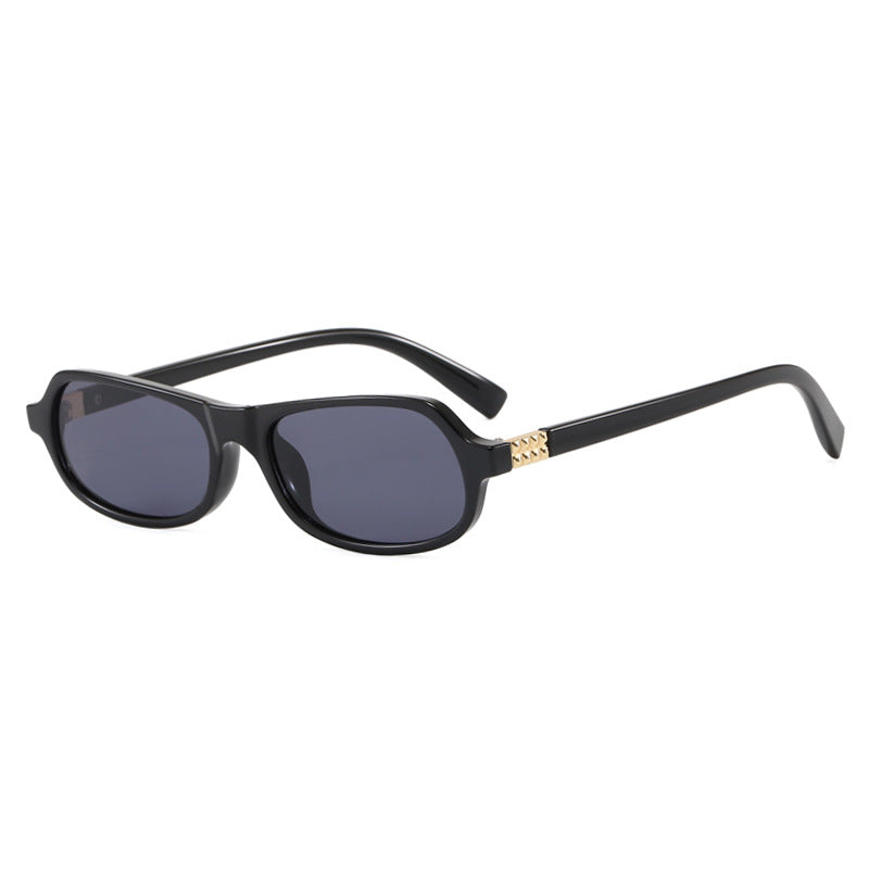 Damen schicke modische Sonnenbrille mit goldenen Akzenten Brehn