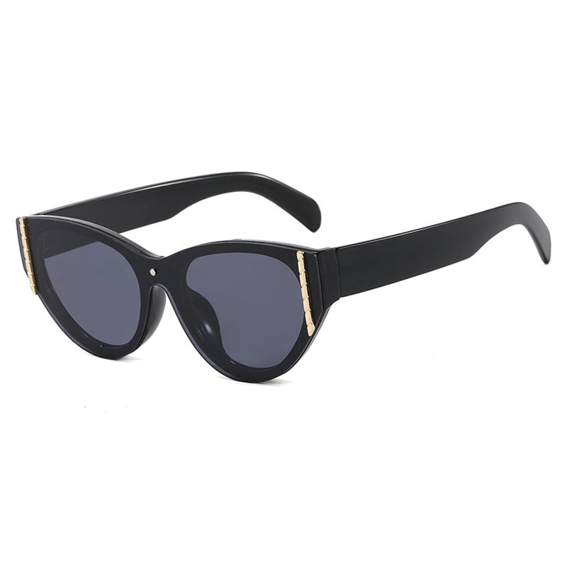 Damen trendige Sonnenbrille mit elegantem Katzenaugen-Design und hochwertigem Rahmen Brehn
