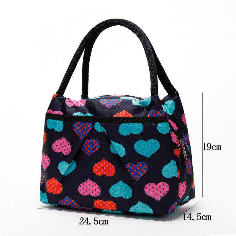 Blumige isolierte Lunch-Kühltasche Brehn
