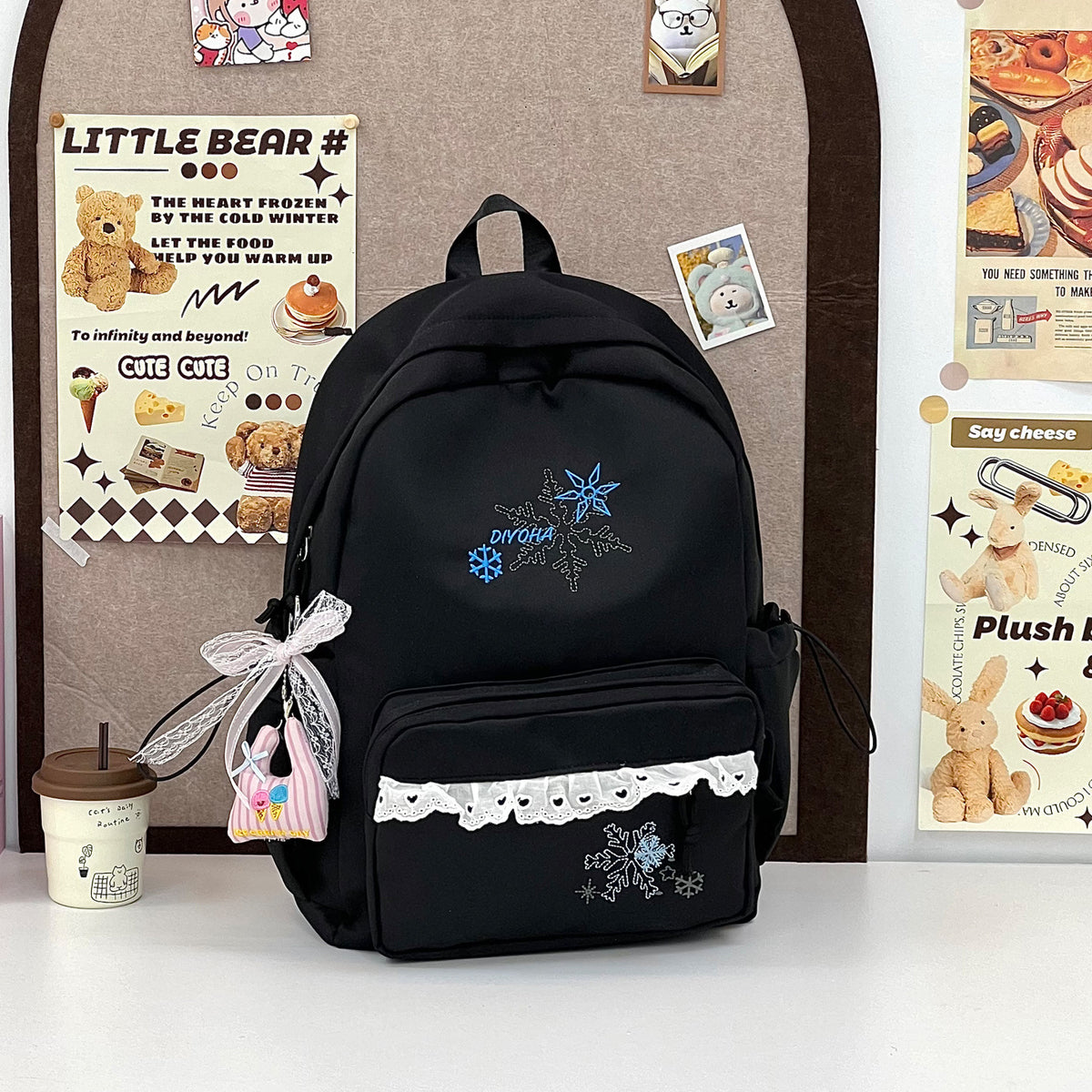 Stylische Bestickte Lässige Rucksack Brehn