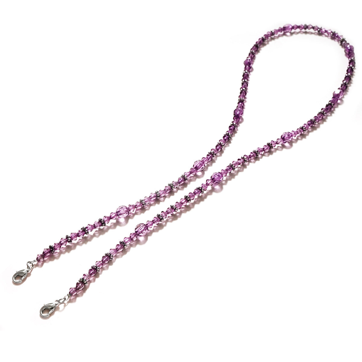 Elegante Kristallperlen Brillenband Brehn