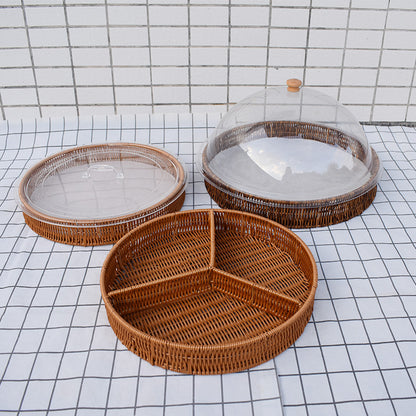 Artisan Woven Serving Platter Brehn