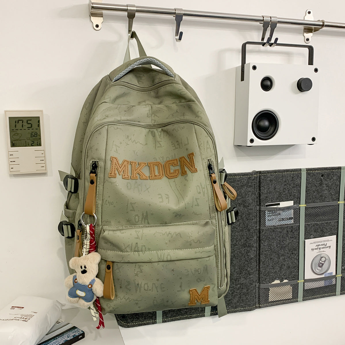 Trendiger Graphic Printed Rucksack Brehn