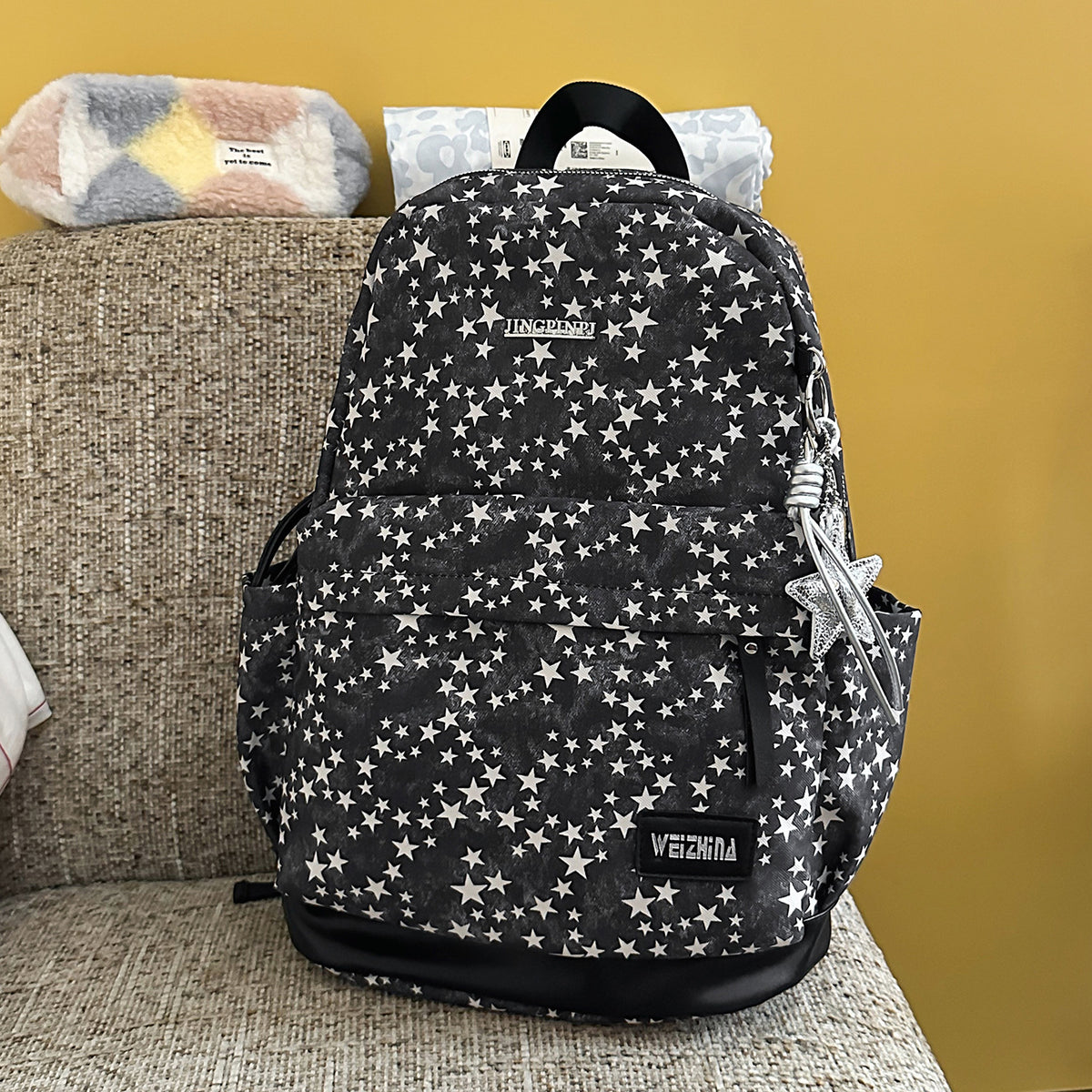 Stylische Stern-gedruckte Freizeit-Rucksack Brehn