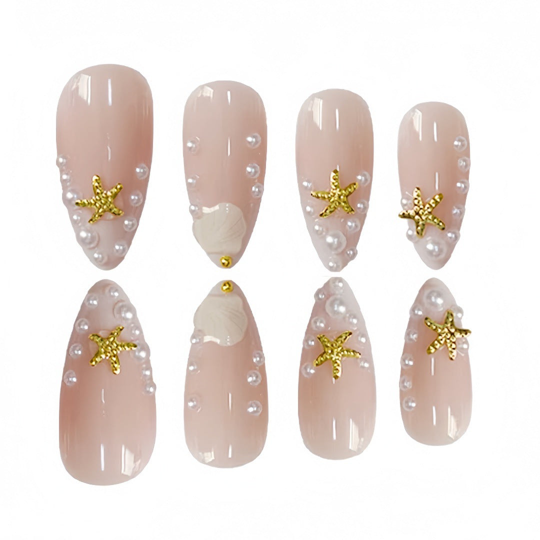 Shell-Inspirierte Nail Art Extensions Brehn