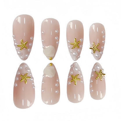 Shell-Inspirierte Nail Art Extensions Brehn