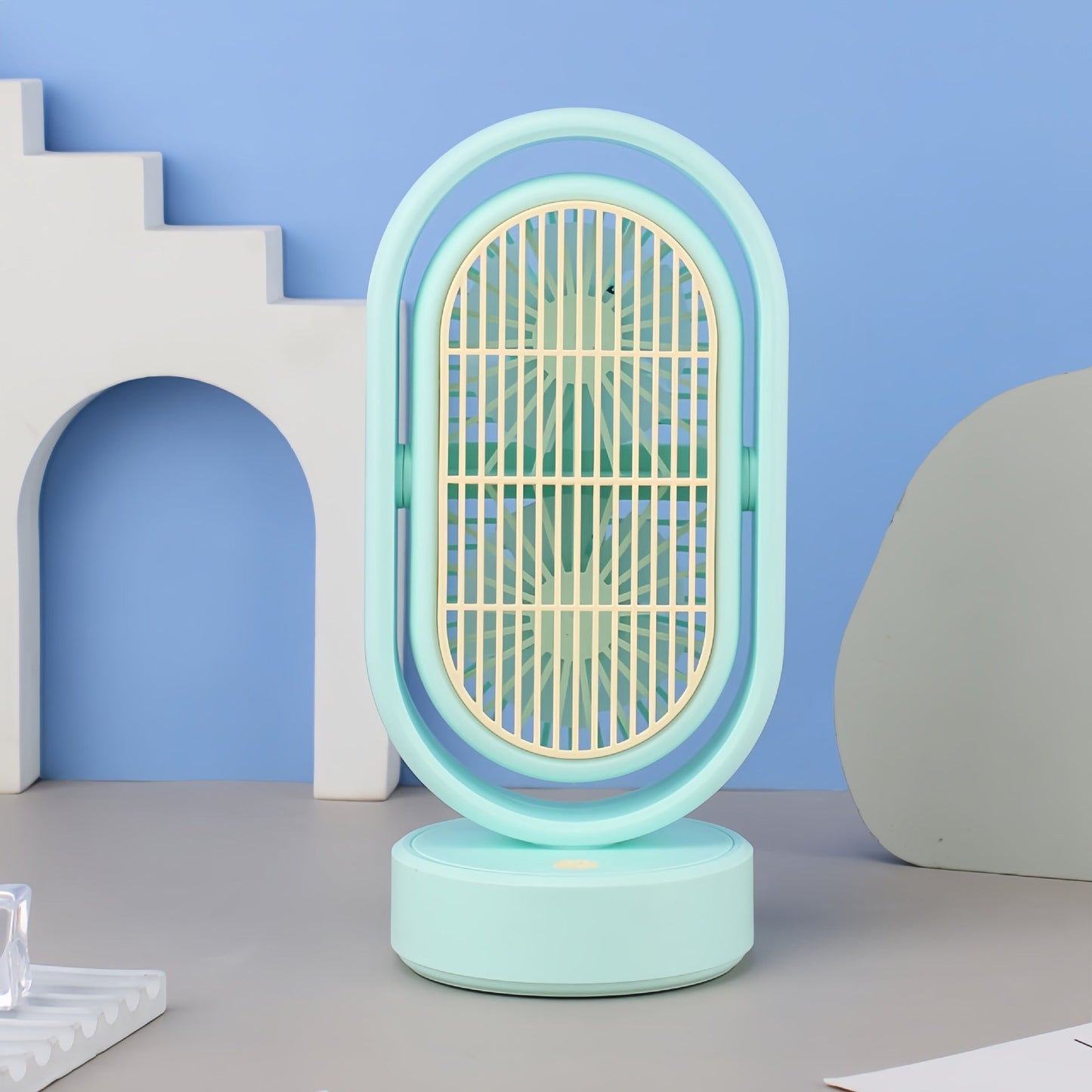 Frauen Hochleistungs-Tischventilator mit mehreren einstellbaren Neigungswinkeln Brehn