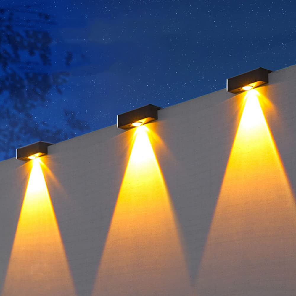 Outdoor Solar RGB Wandmontierte Akzentlichter mit Dual-Strahl Waterproof Design Brehn