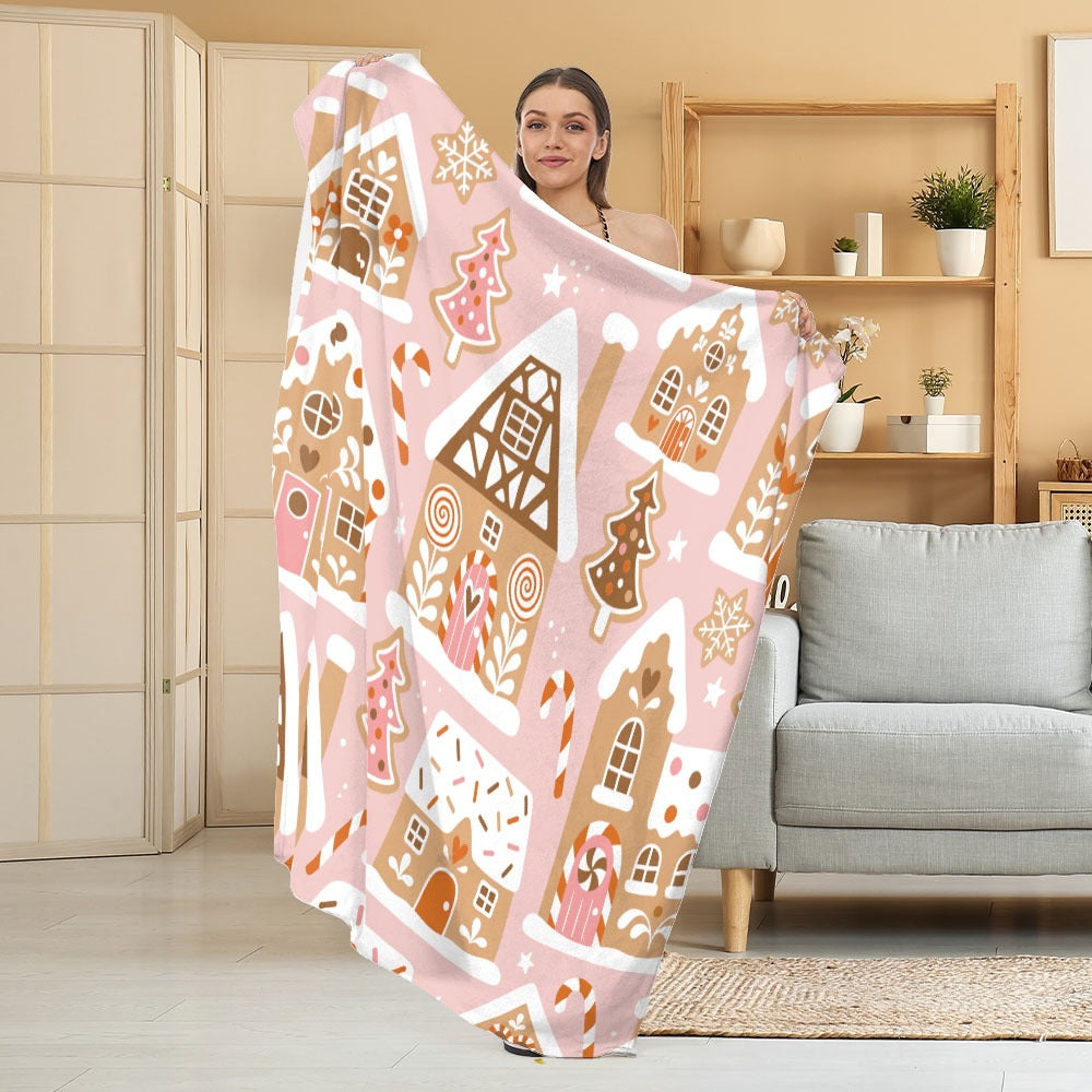 Gemütliche Halloween-Themen Fleece Decke