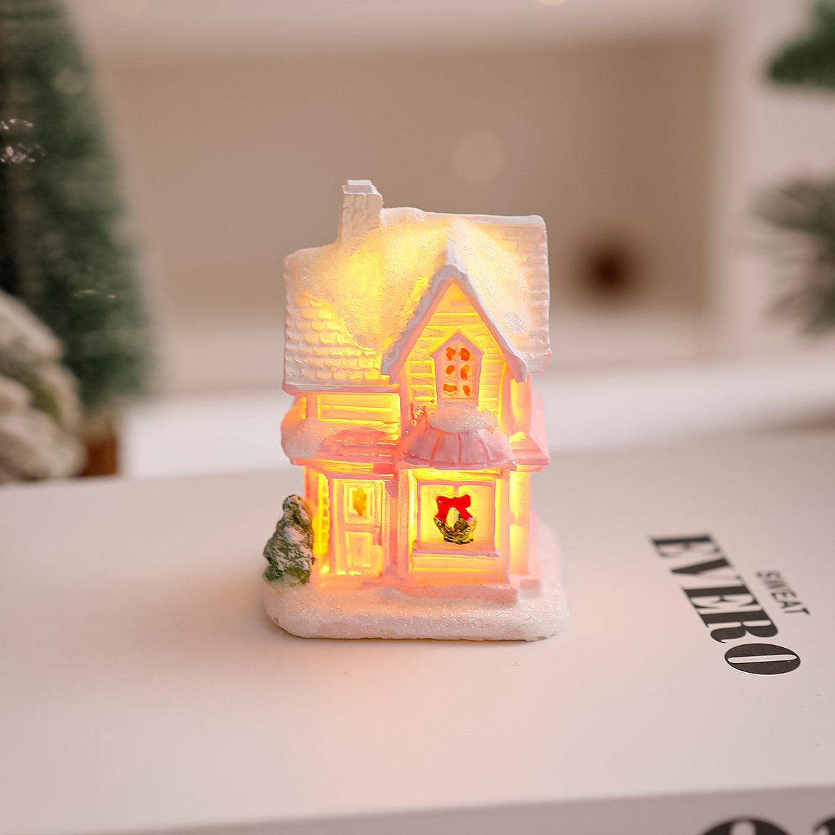 Beleuchtetes Weihnachtsdorf Haus Deko Brehn