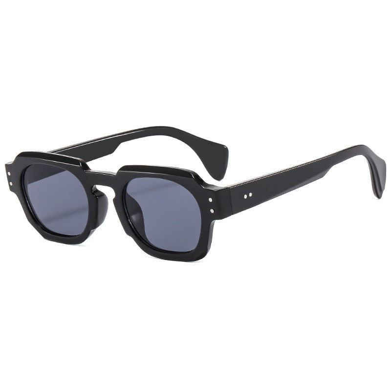 Damen Modische Sonnenbrille im einzigartigen achtkantigen Design Brehn