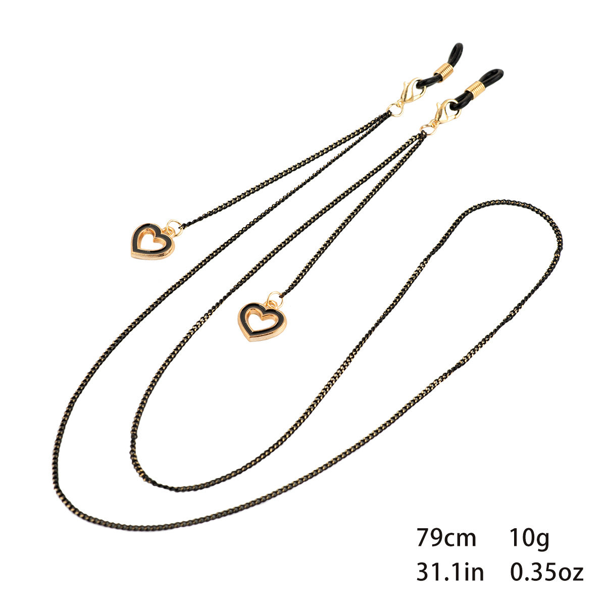 Herz Charm Brillen Kette Brehn