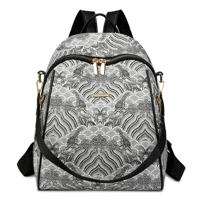Bohemian gemusterter Rucksack