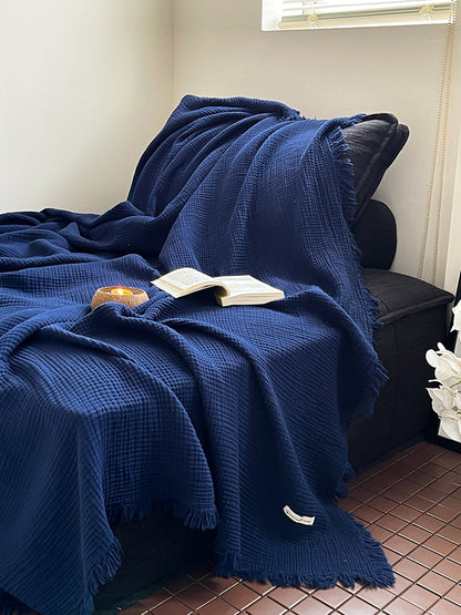 Damen Waffelstruktur Wohndecke Brehn