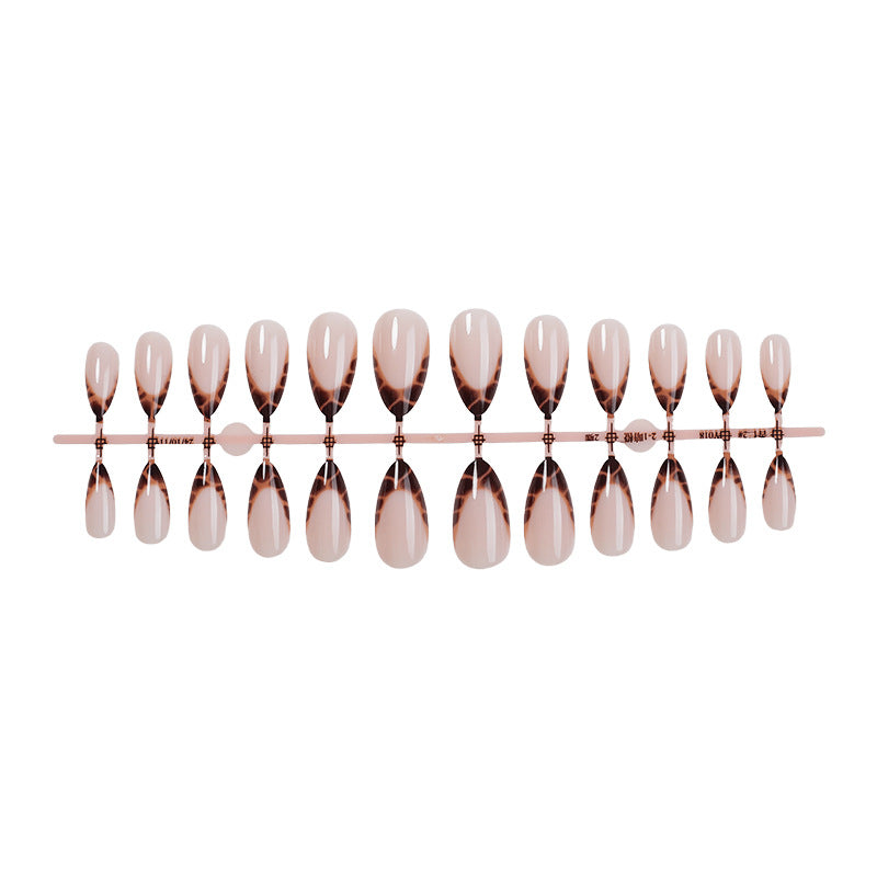 Stylisches Acryl French Tip Press-On Nagel Set Brehn