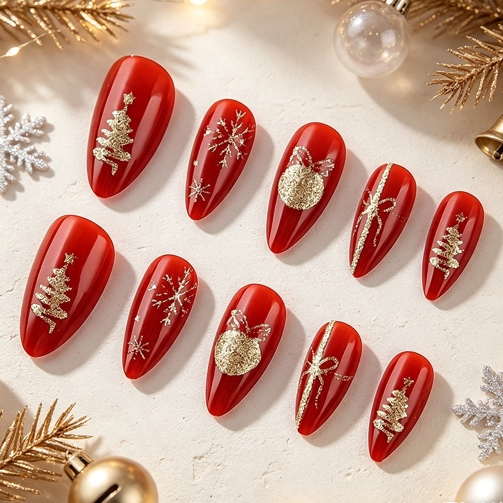 Festliches thematisches dekoratives Nagelset Brehn