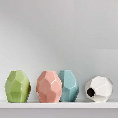 Geometrische Moderne Keramische Vase Brehn