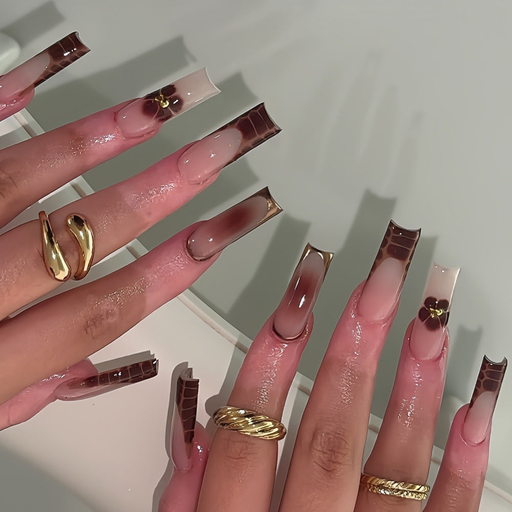 Premium Lange Acryl Nagelverlängerungen Brehn