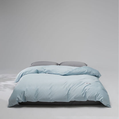 Mako-Baumwoll-Satin Bettwäsche-Set mit verdecktem Reißverschluss und Kissenbezügen Brehn