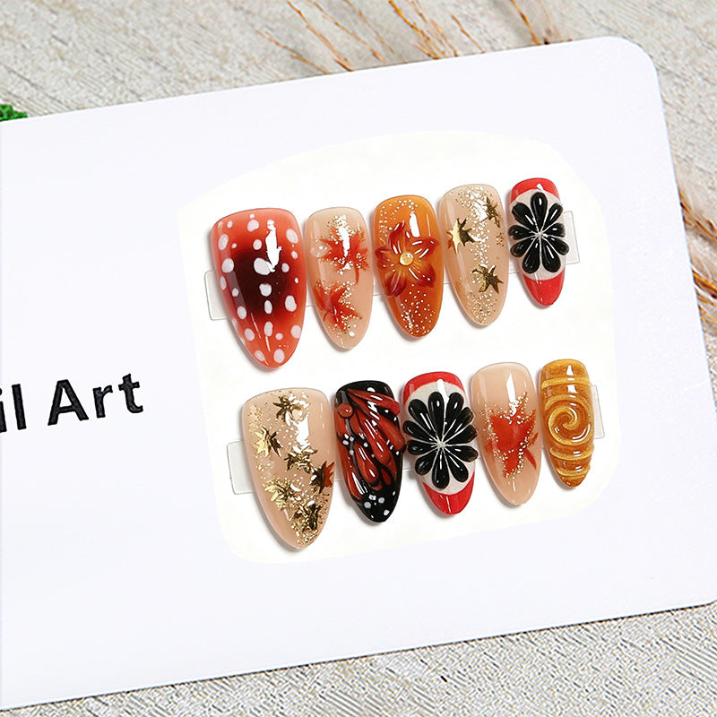 Elegantes Kunstnageldesign Set Brehn