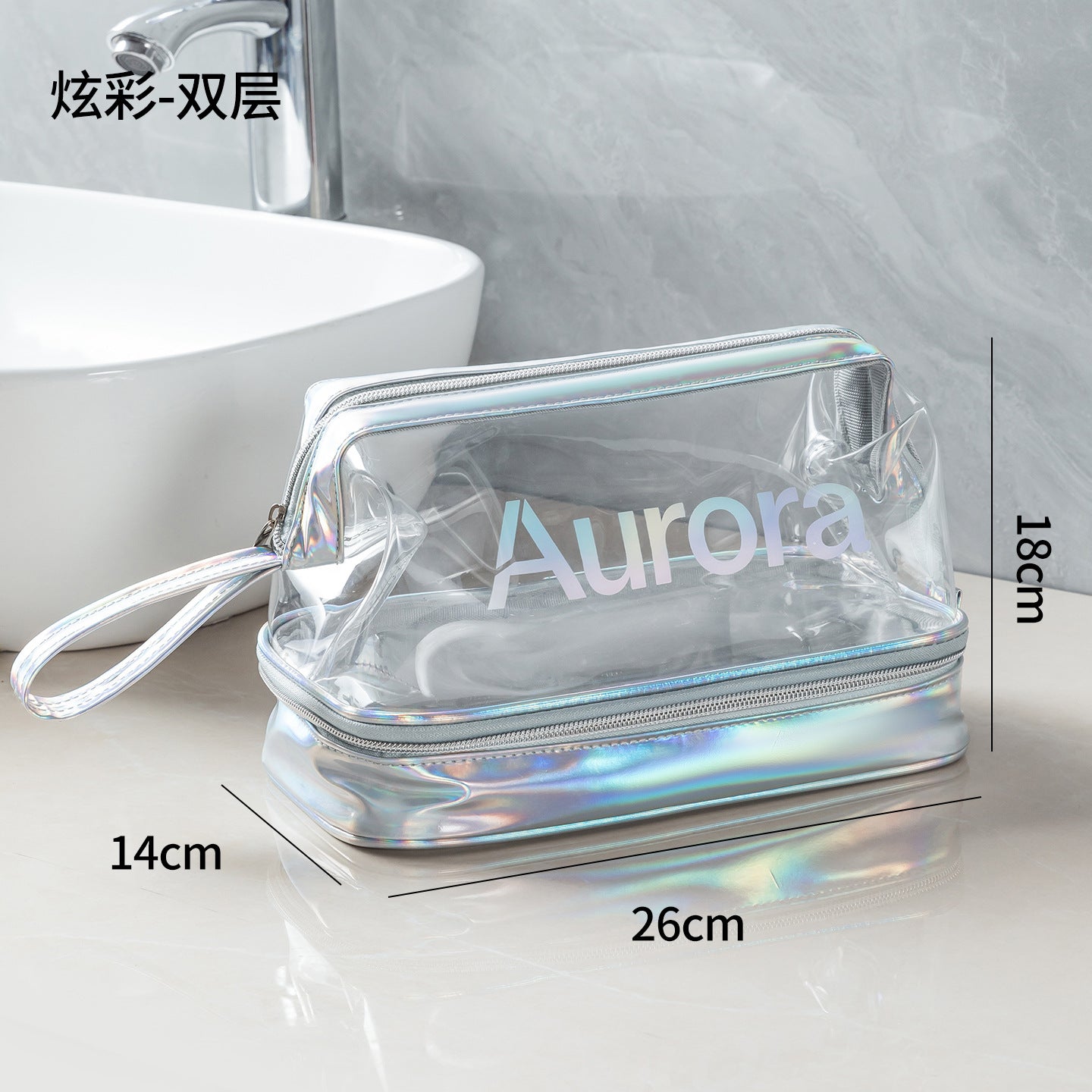 Transparentes Kosmetik-Organizer Brehn
