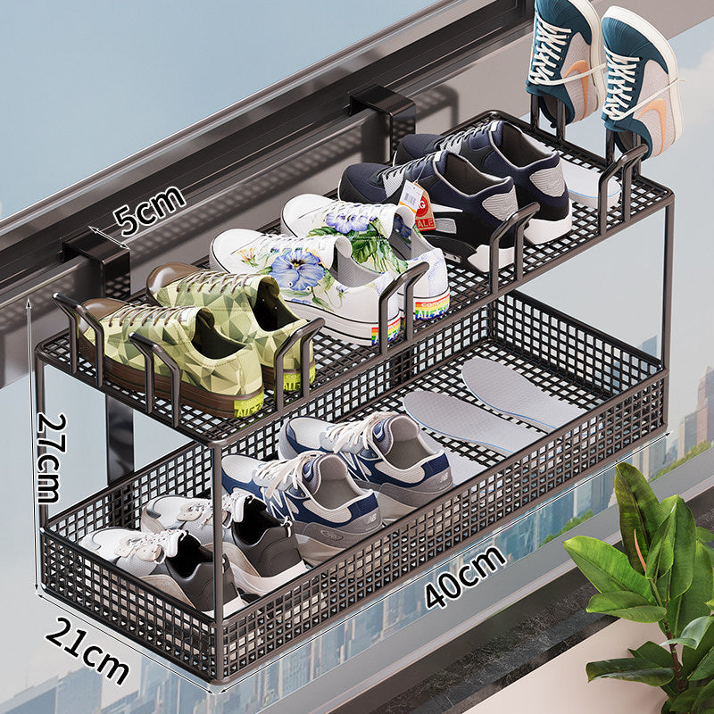 Verstellbarer Schuh-Organizer für die Tür Brehn