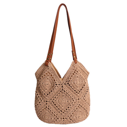 Handgefertigte Makramee-Shopper Tasche Brehn