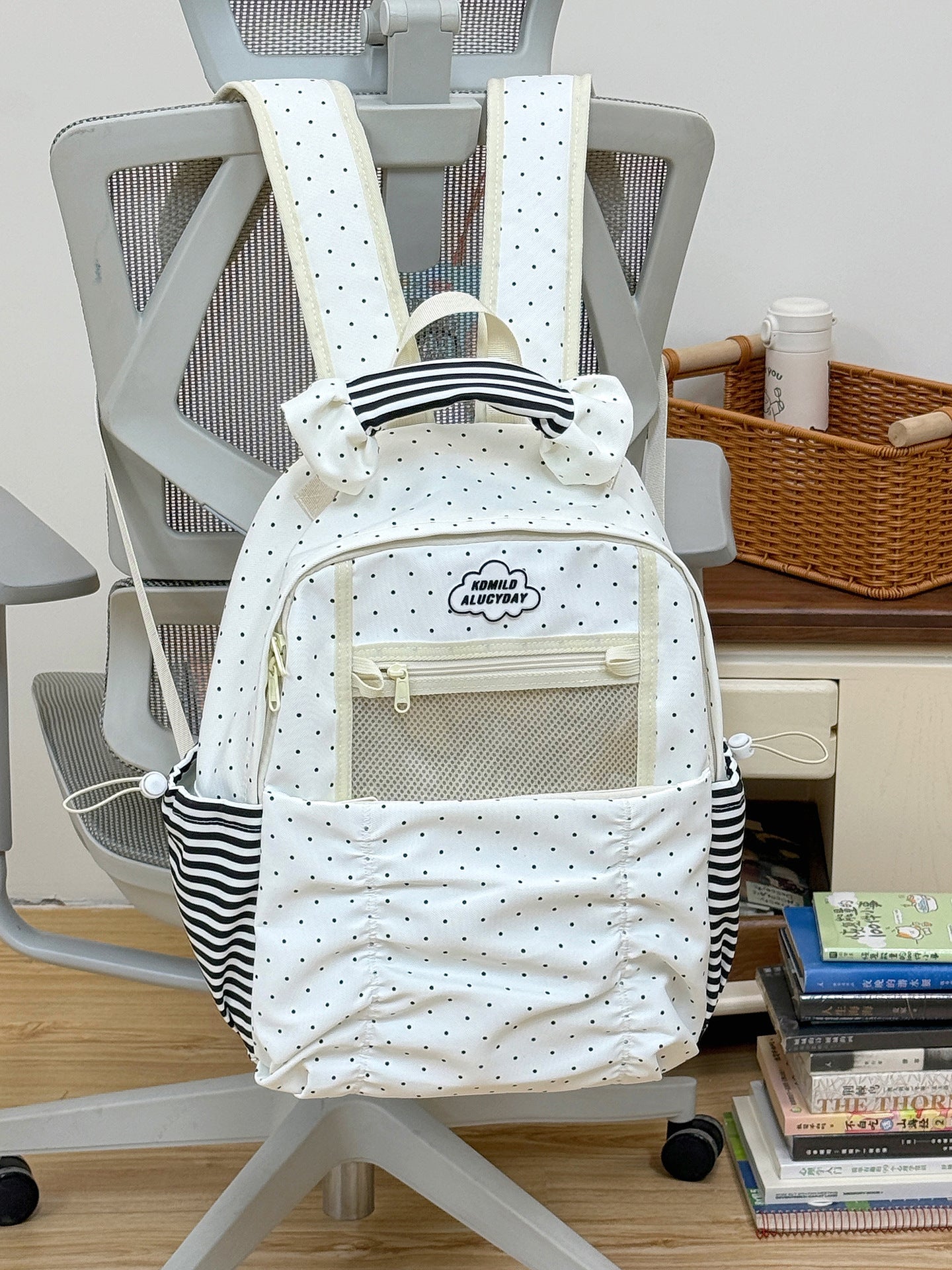 Spaßiger und stylischer Wunschpunkt-Schulrucksack