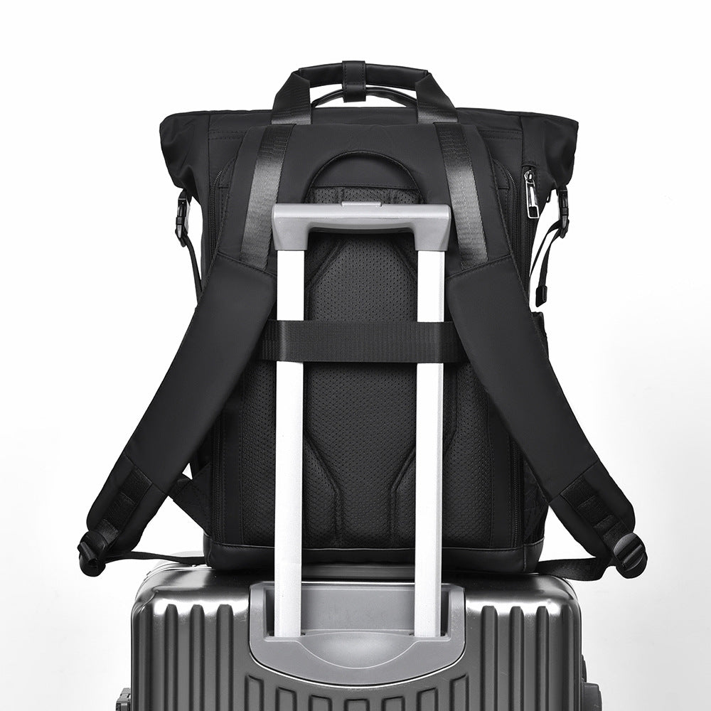 Moderner Roll-Top Wasserdichter Rucksack Brehn