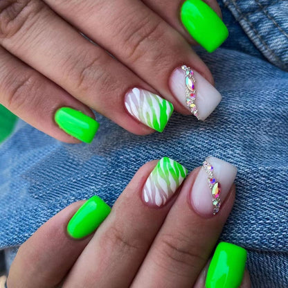 Kreative Tierdruck Nagelkunst Brehn